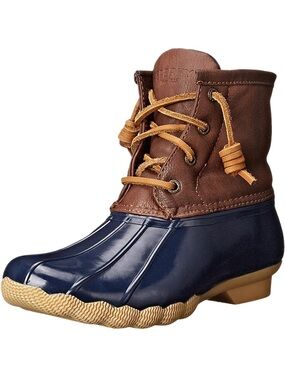 Sperry unisex Saltwater Boot, Navy, 6 Big Kid 936